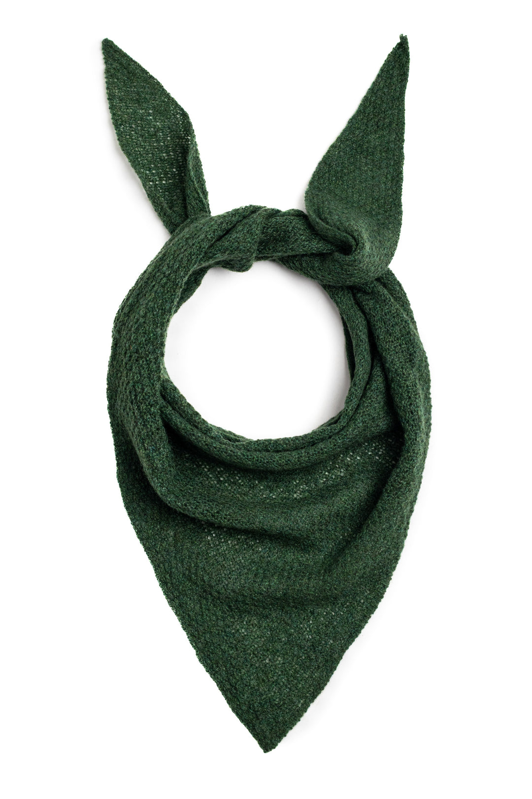 Cashmere triangle scarf #colour_serpentine
