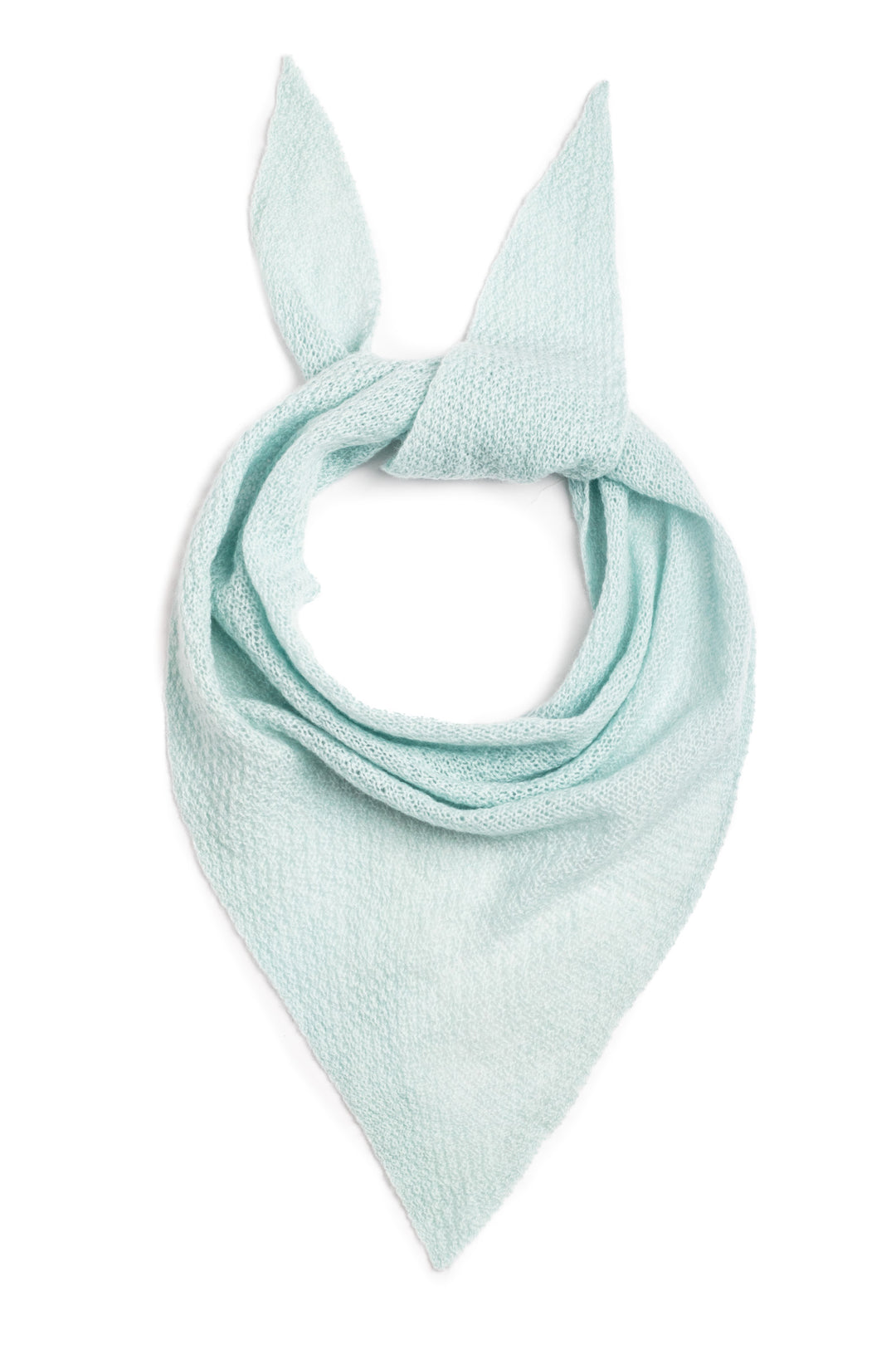 Cashmere triangle scarf #colour_spray