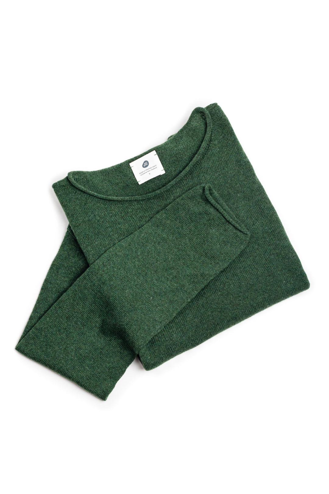 long sleeve cashmere t shirt - #colour_serpentine