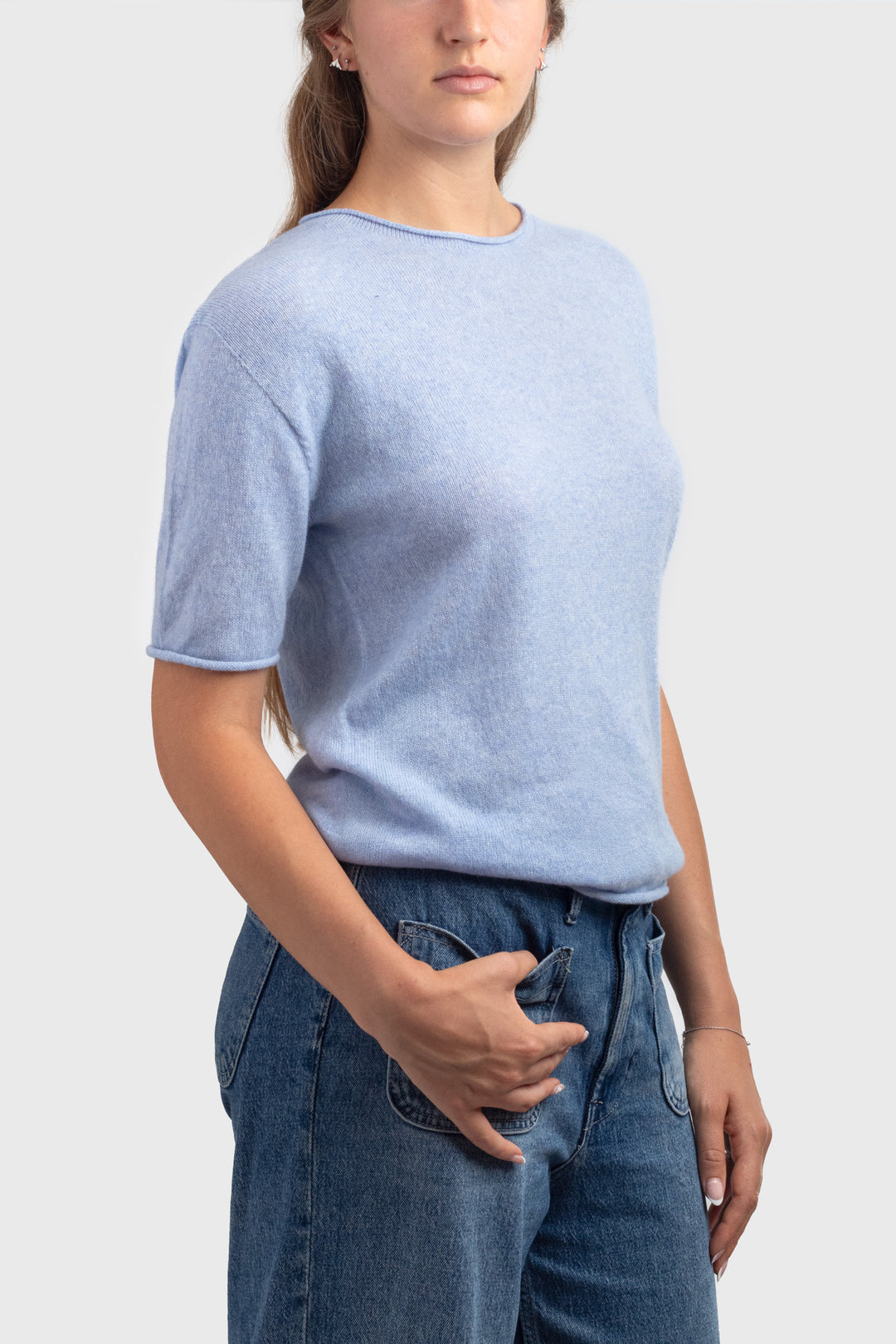 long sleeve cashmere t shirt - #colour_atollo-blue